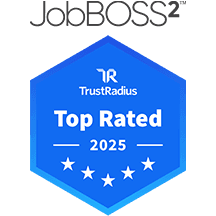 JobBOSS2 Top Rated 2025 Award