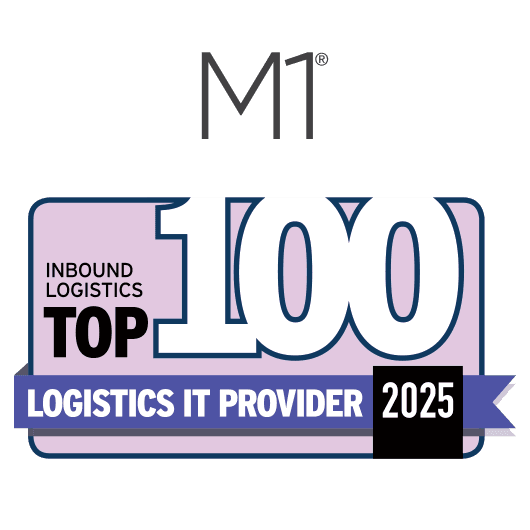 M1 inbound logistics top 100 2025